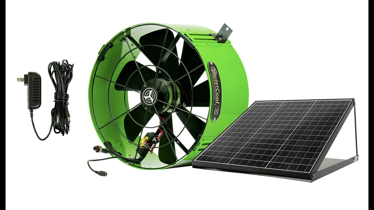 Solar Hybrid Attic Fan