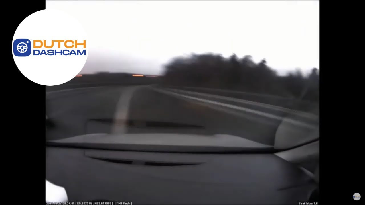 Car CRASHES into crash barrier