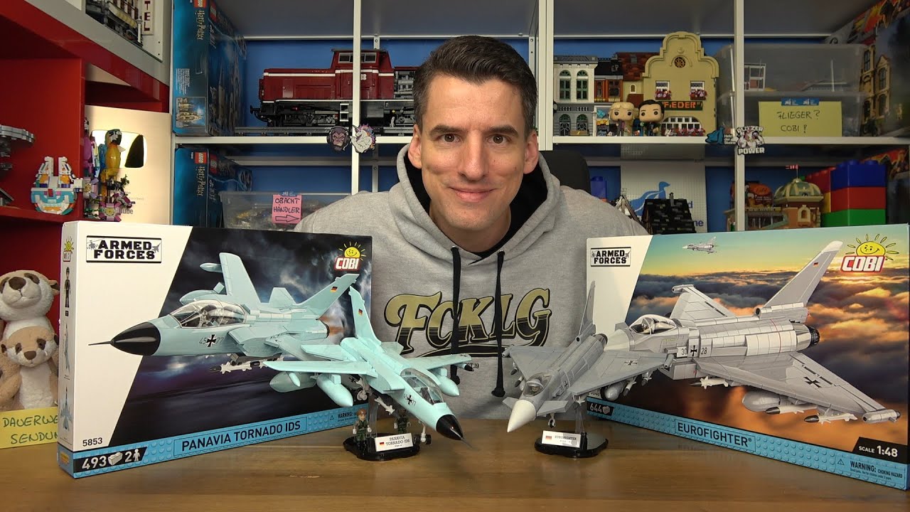 Beste Flieger gibt's nur hier: Eure Cobi®-Favoriten! 5848 Eurofighter & 5853 Tornado