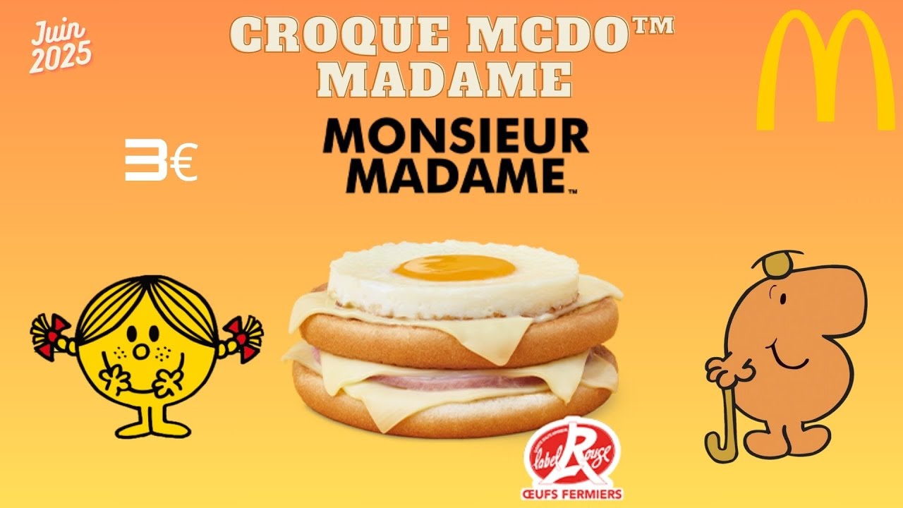 Croque McDo&trade; Madame McDonald's France (2025)
