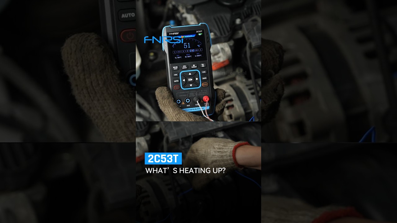 FNIRSI 2C53T | Check Engine-Bay Temperature Live