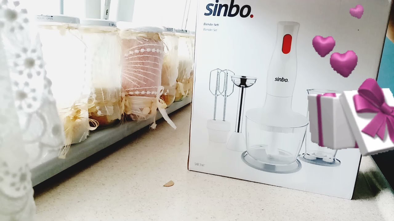 Sinbo Mutfak Robotu - Kutu Açılımı - Blender - Mikser - Doğrayıcı