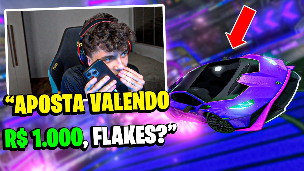 SUETAM arregou pro FLAKES no Rocket League! (Melhores Momentos)