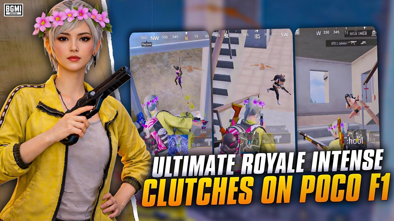 Ultimate Royale: Intense Clutches 🔥 | POCO F1 | BGMI 🔱