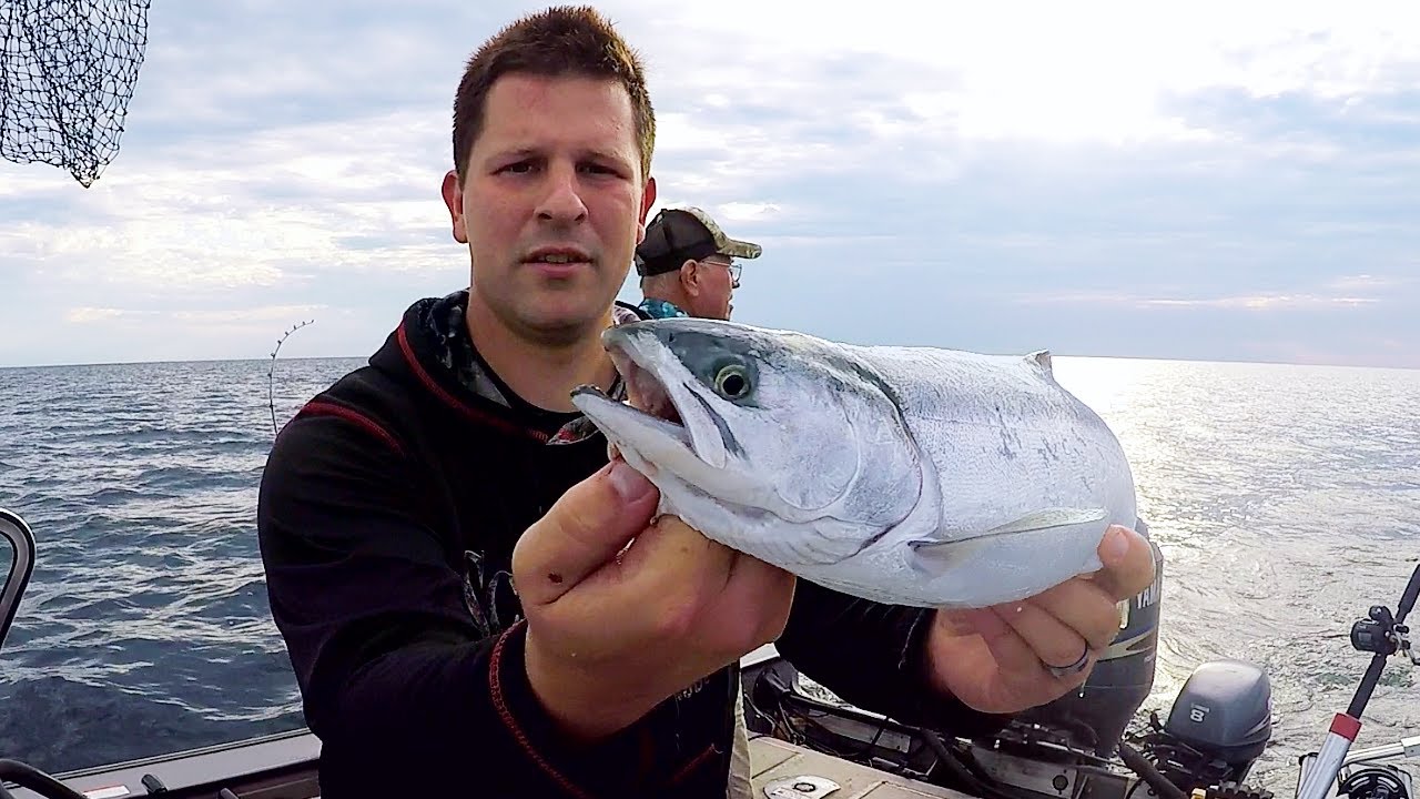 Fishing Lake Huron for Salmon and Trout