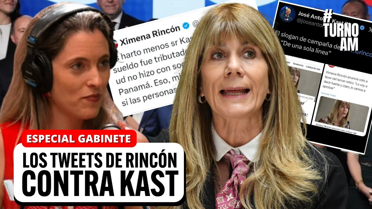 Los DUROS comentarios que hizo XIMENA RINCÓN sobre Kast antes de ser ministra de Energía | #TURNOAM