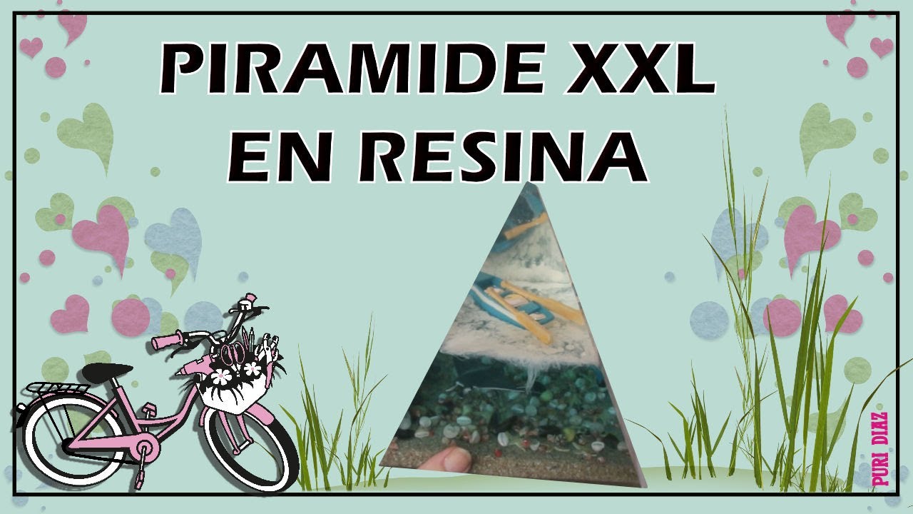 🐠Piramide XXl El mar en resina