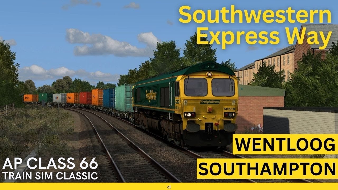 4O57 Freightliner Wentloog to Southampton MCT | Class 66 | Train Simulator Classic