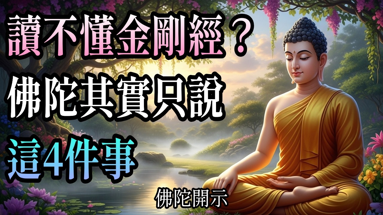 一輩子讀金剛經卻沒懂？｜今天5分鐘聽懂核心