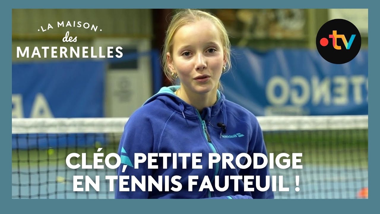 Cléo, petite prodige en tennis fauteuil ! - La Maison des maternelles #LMDM