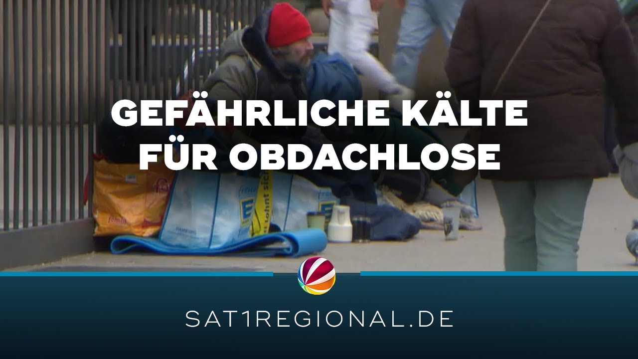 Gefahr Kälte: Die Not der Obdachlosen im vereisten Hamburg