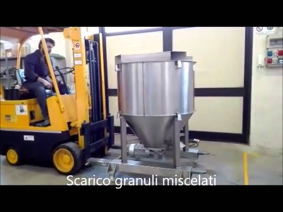 Miscelatore granuli a smontaggio rapido MXV 600 B