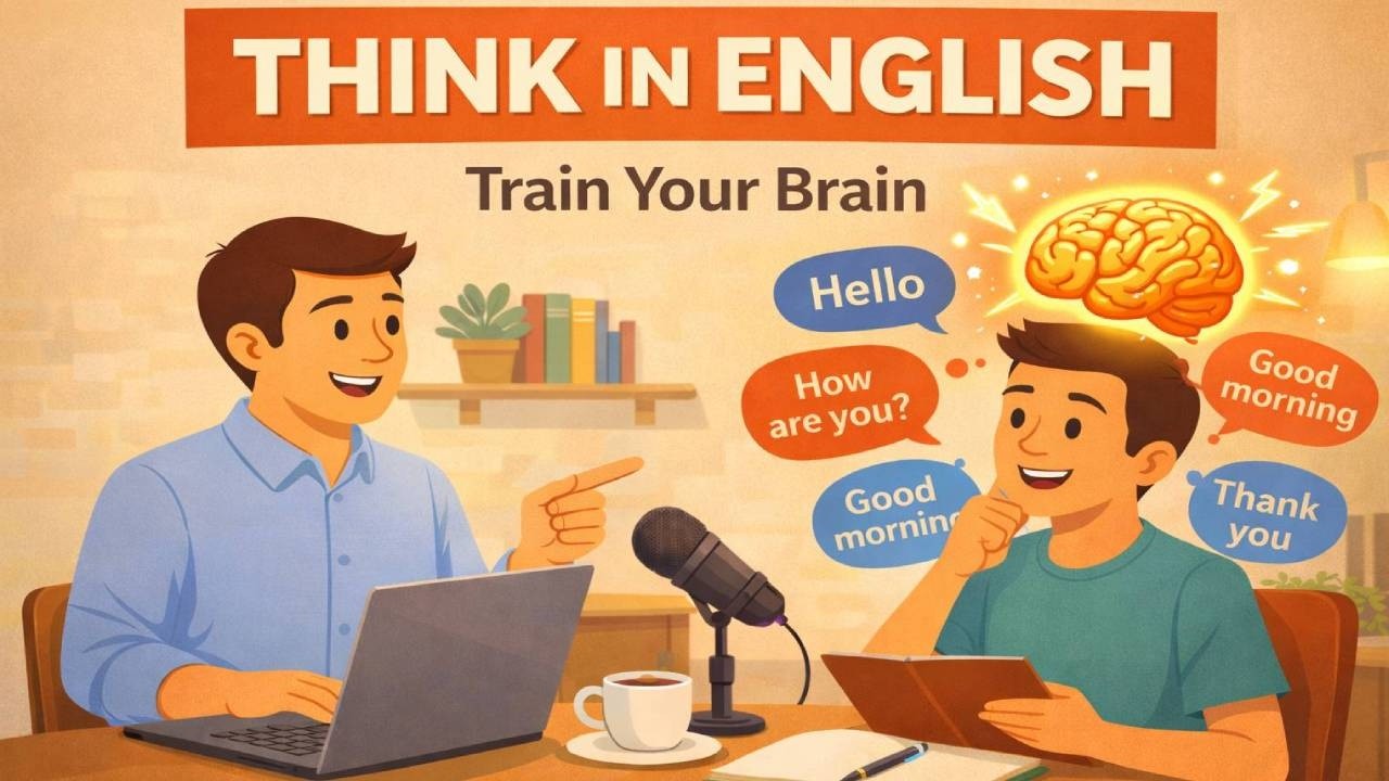 Train Your Brain to Think in English Naturally | Easy English Lesson