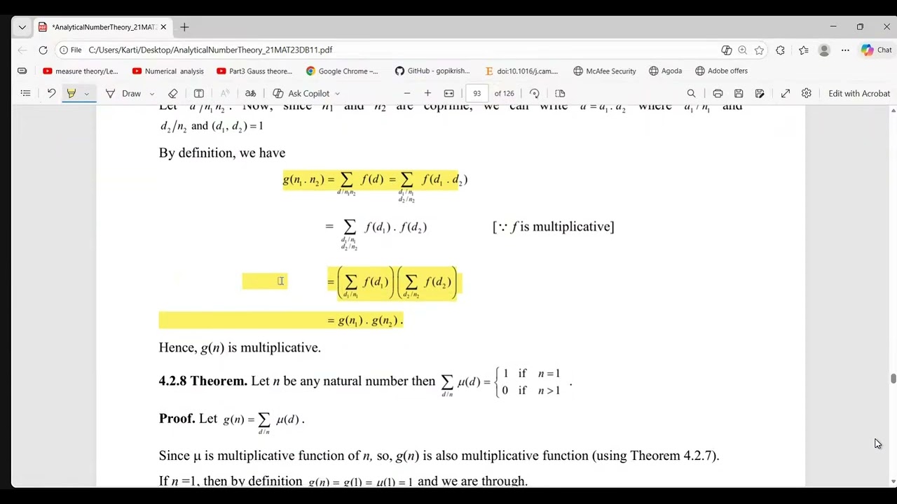 analytic number theory