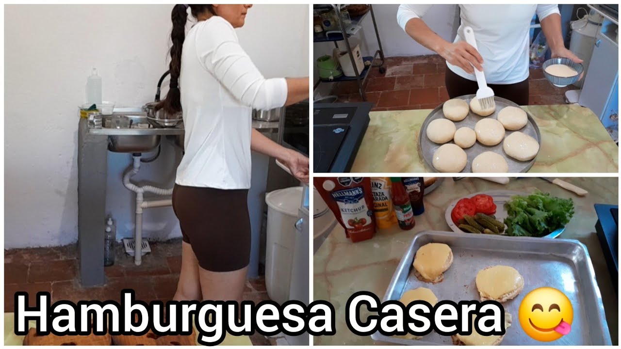 Receta Hamburguesa casera 🍔 😋✨️🙏