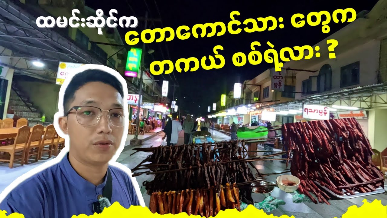 ထမင်းဆိုင် က တောကောင်သားတွေက တကယ်စစ်ရဲ့လား?