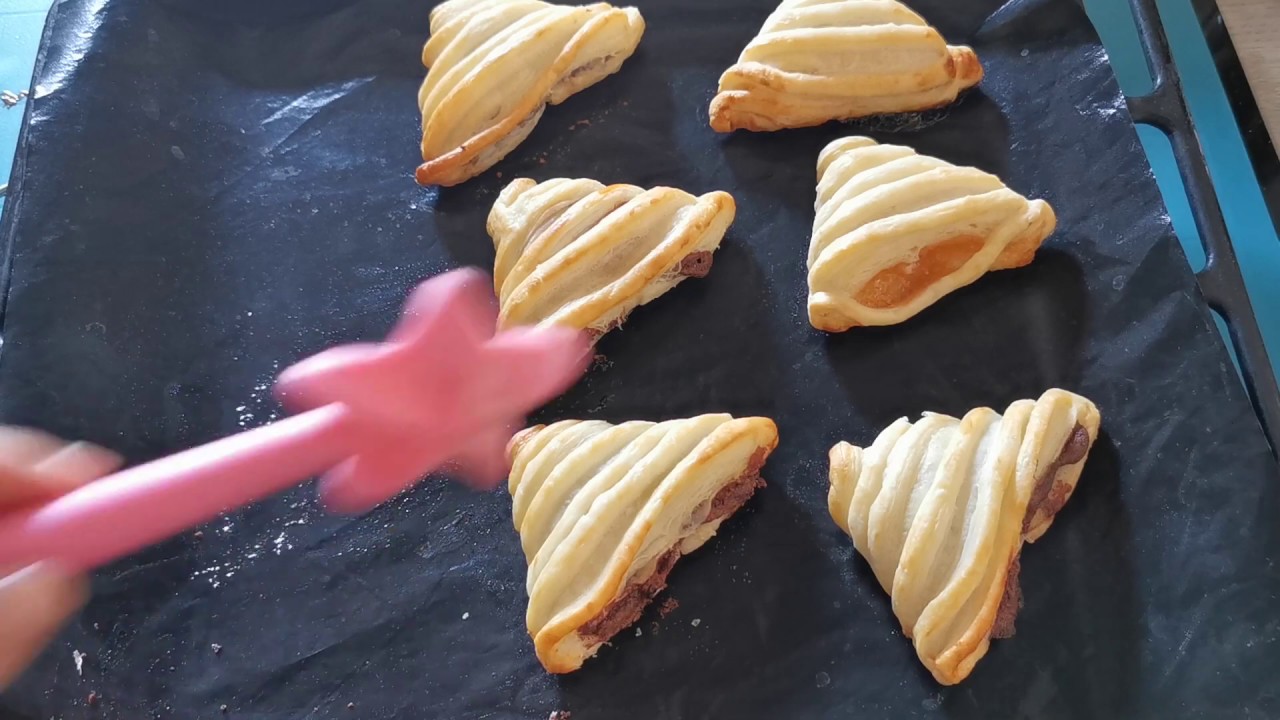 CONCHIGLIE DI PASTA SFOGLIA ALLA NUTELLA