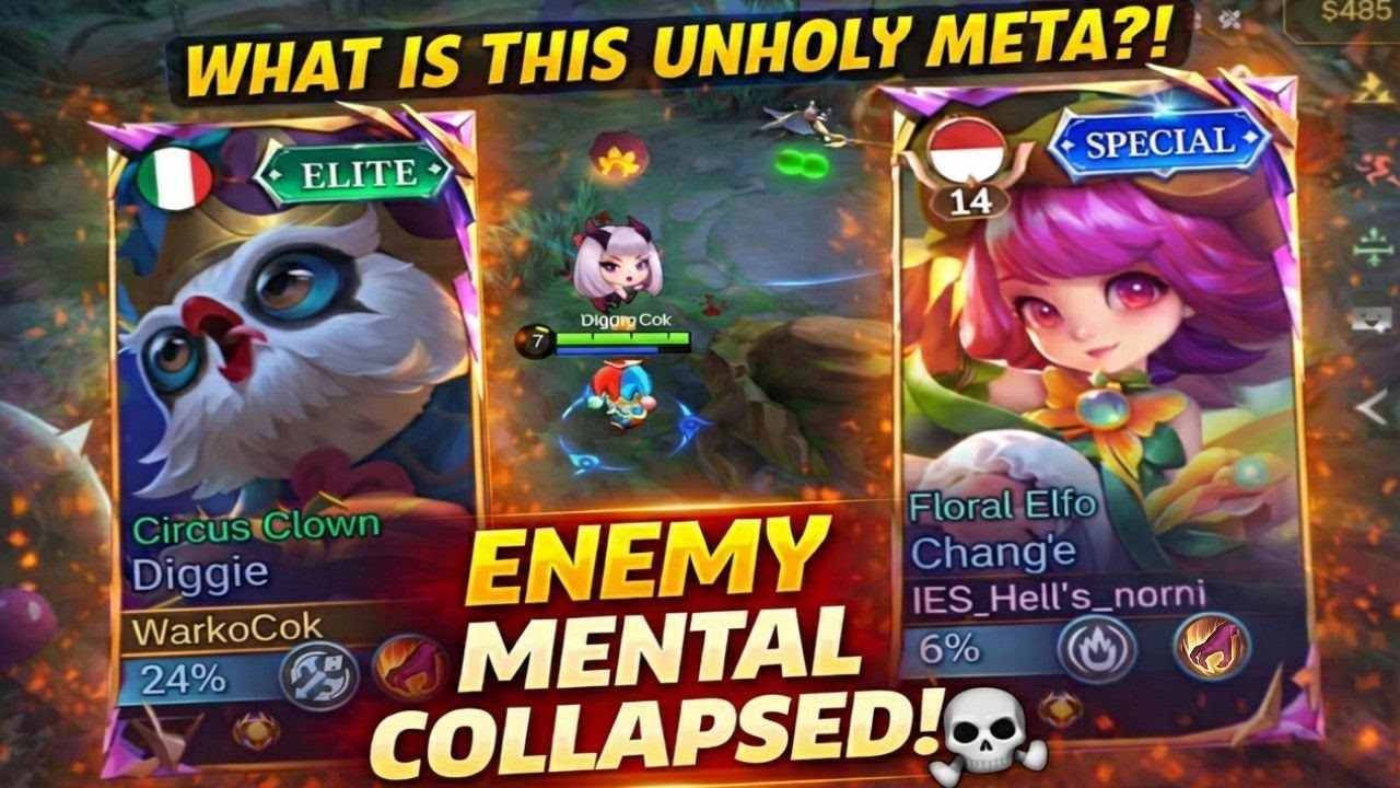 BROKEN META! Diggie & Chang'e Hyper Made The Enemy Cry!