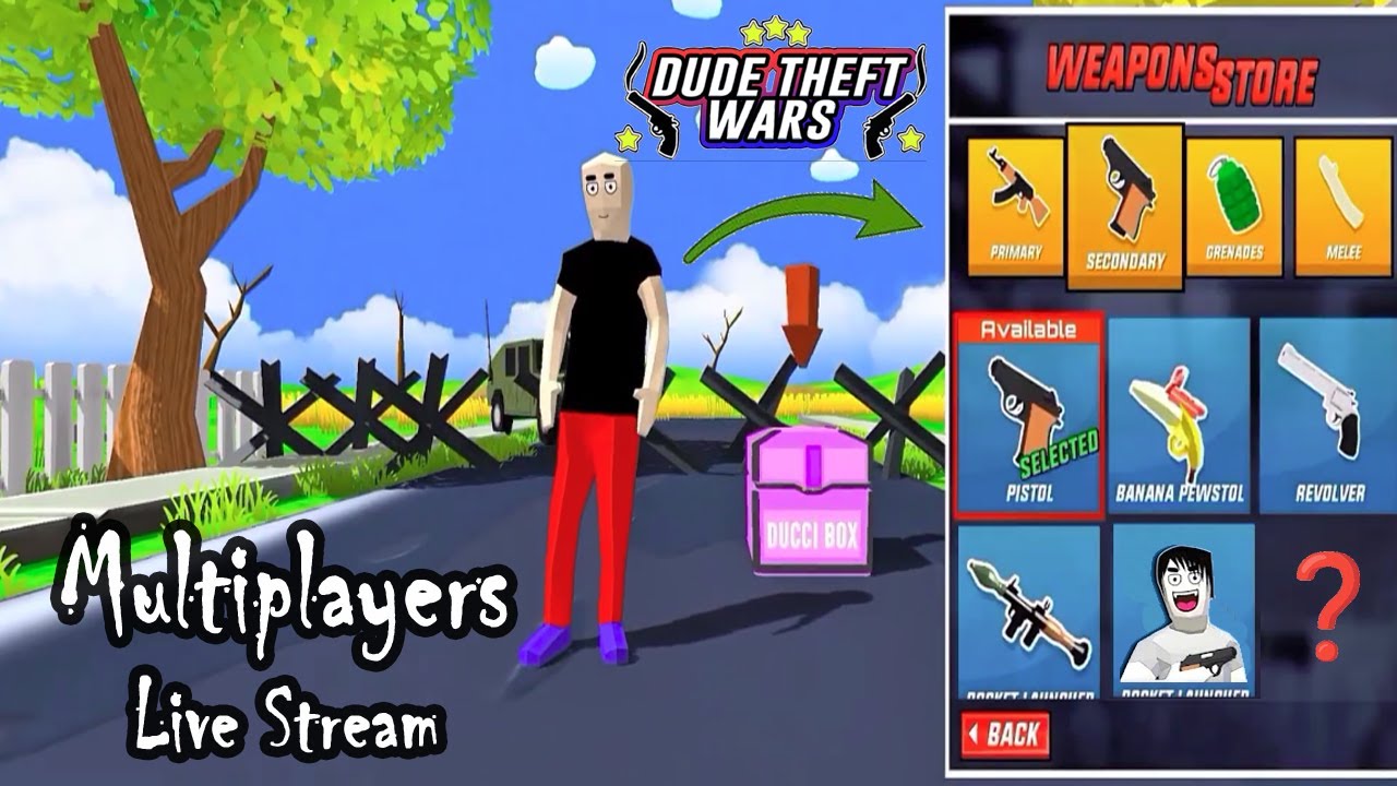 Mod Menu | Dude Theft Wars 