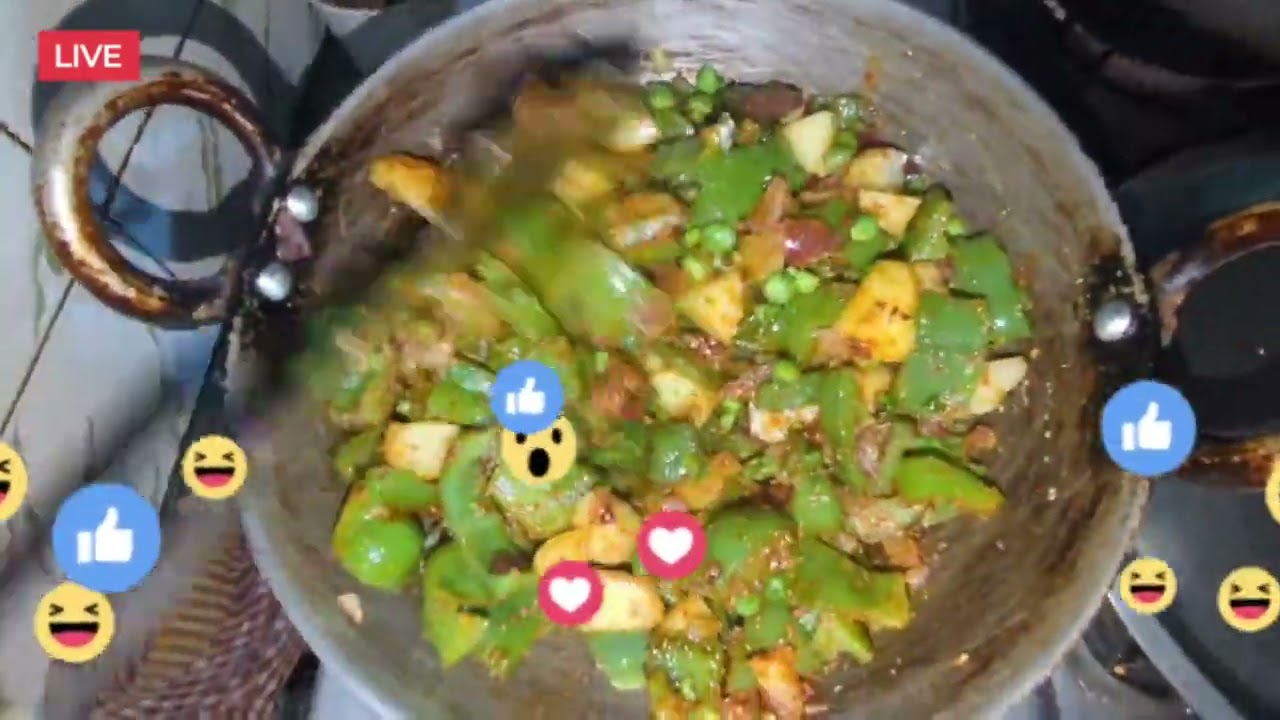Testy shimla mirch ki sabji🤤❤️ #like #share #subscribe #cooking #comment #viral #viralvideo 