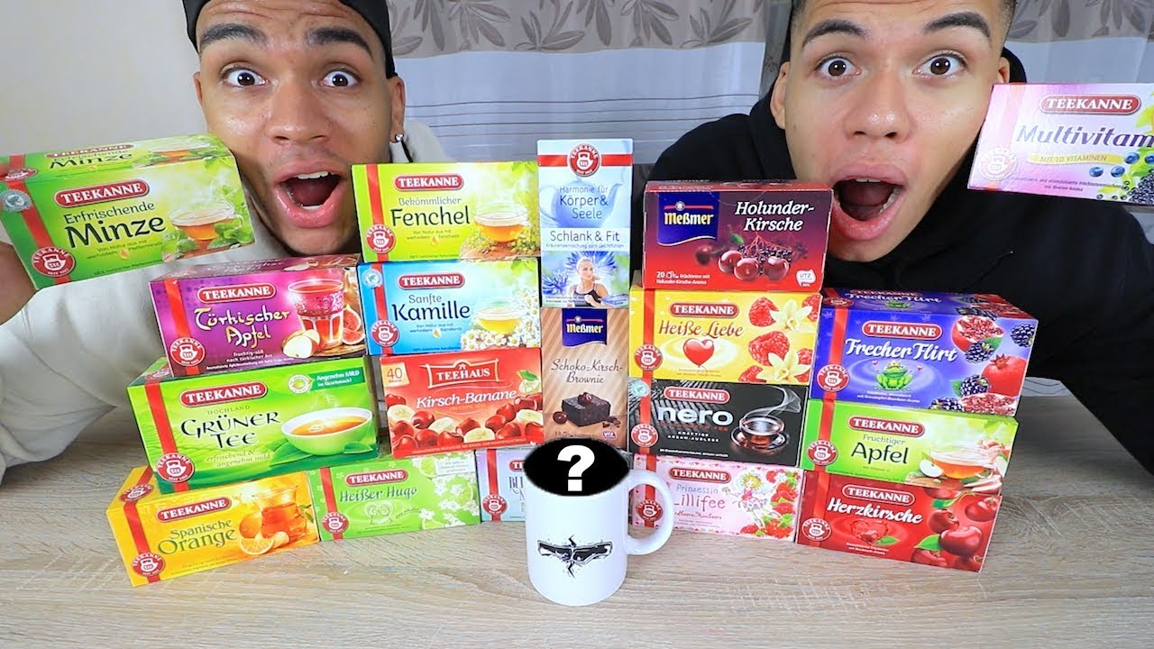 ALLE TEE SORTEN ZUSAMMEN MIXEN UND TRINKEN !!! | Kelvin und Marvin