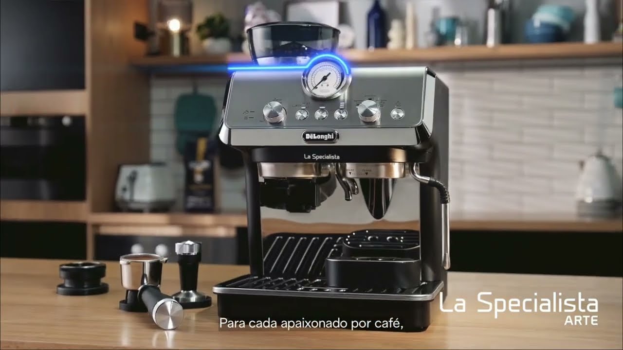 La Specialista | Fam&iacute;lia de M&aacute;quinas de Caf&eacute; Manuais com Moinho Integrado De&rsquo;Longhi
