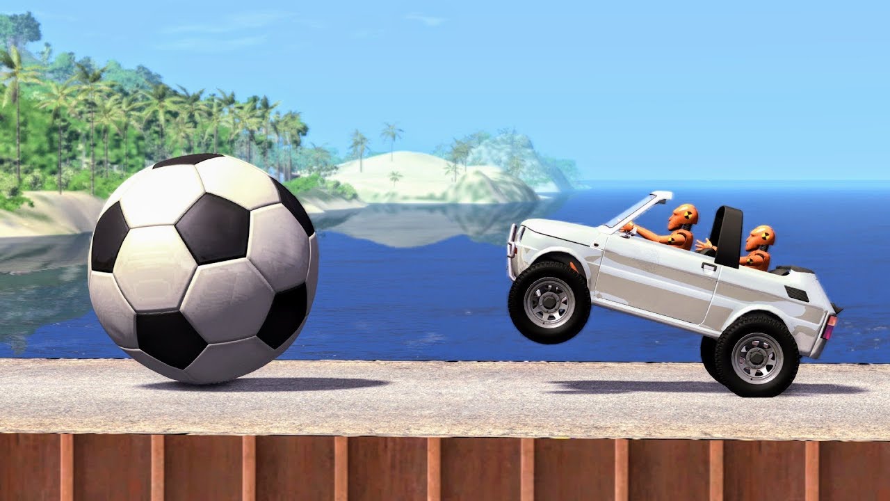 Obstacle Madness #1 - BeamNG Drive Crashes