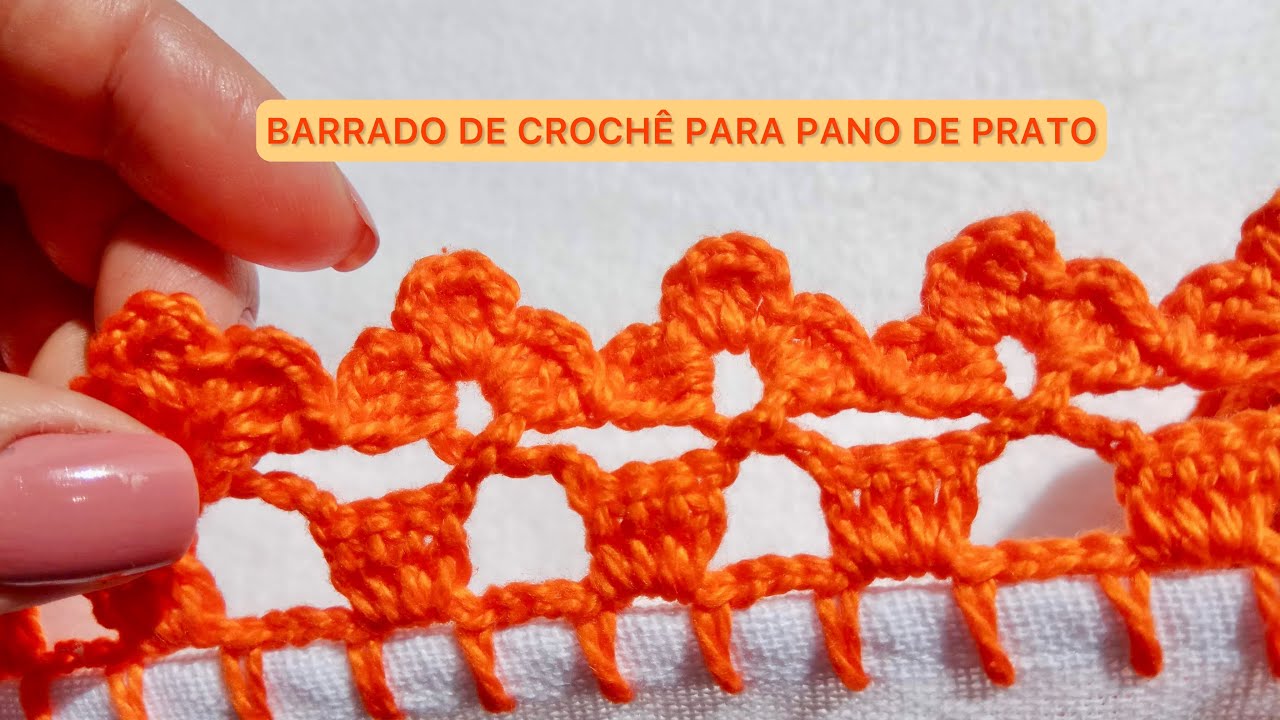 BARRADO/ BICO DE CROCHÊ DUAS VOLTAS #repost