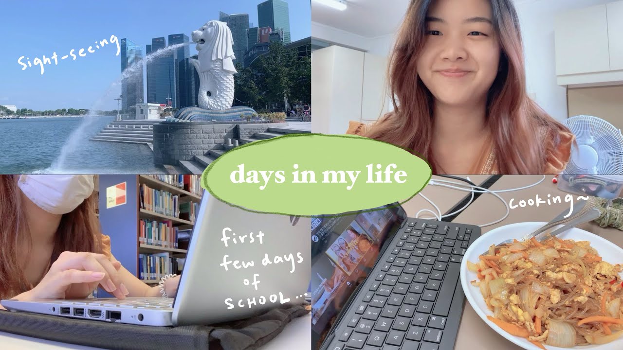 first few days of university  👩‍🔬 | International Student at NTU | Singapore