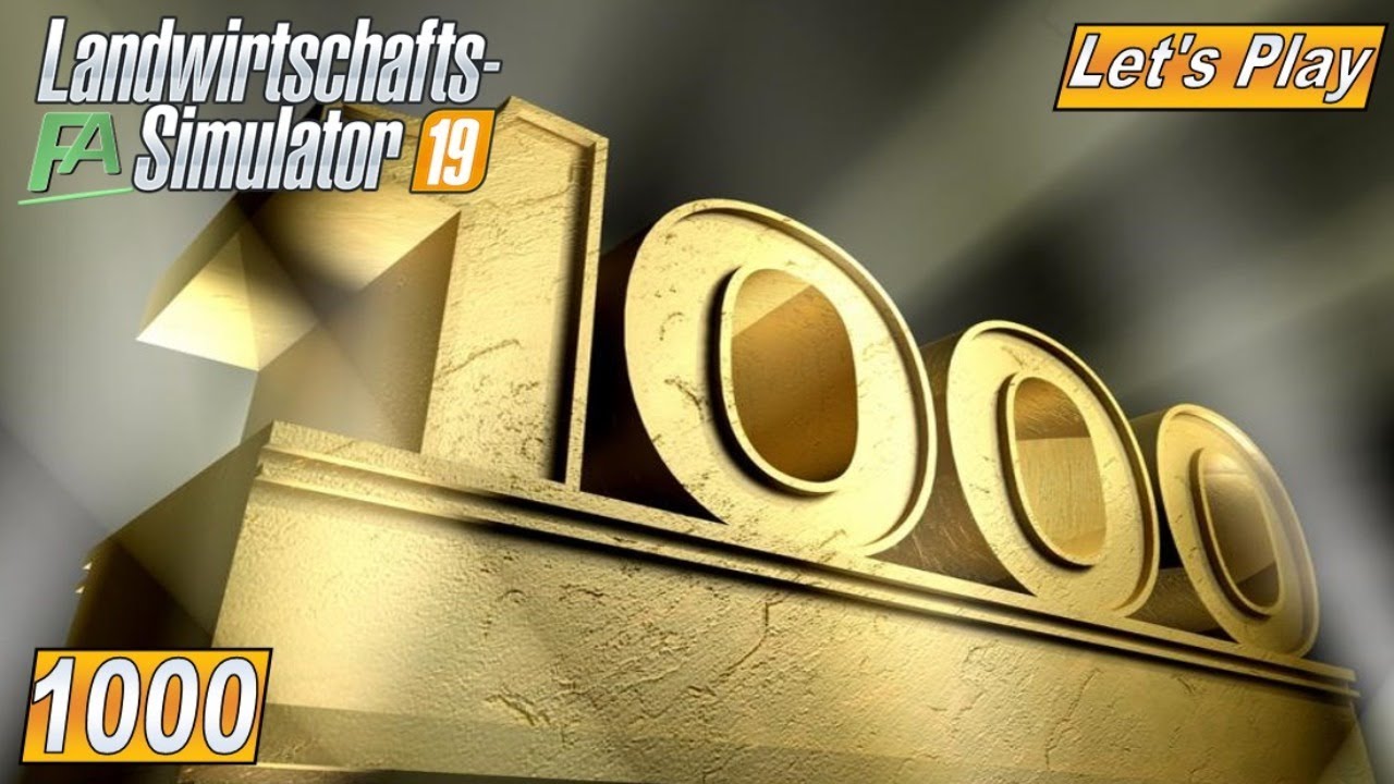 #LS19 #1000 XXL Stream + Gewinnspiel #Lets Play Landwirtschafts-Simulator 19 NF Marsch 4fach mod map