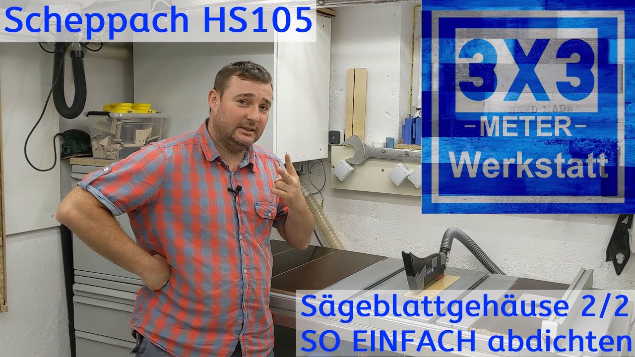 Tischkreissäge Sägeblattgehäuse SO EINFACH abdichten 2/2