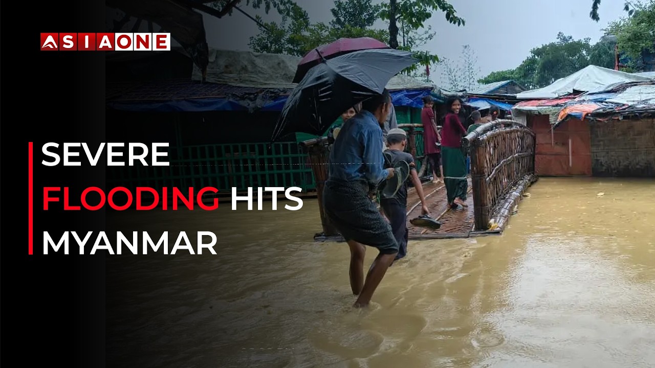Severe Flooding Hits Myanmar | Asia One News