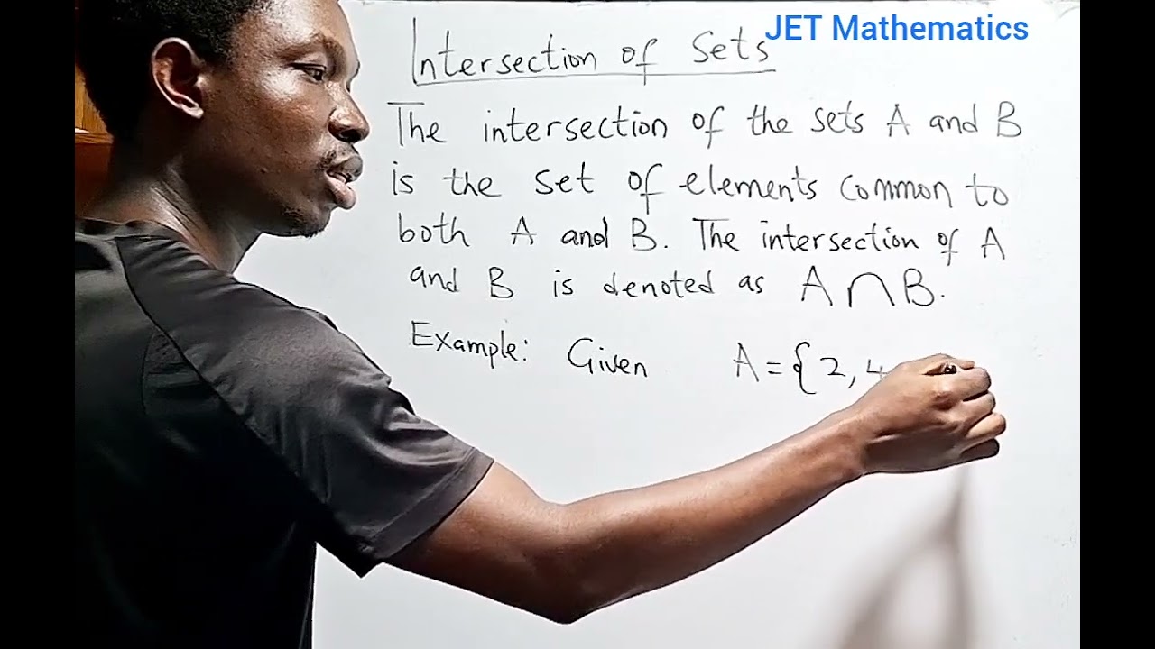 Intersection of Sets #mathematics #mathstutor #settheory 