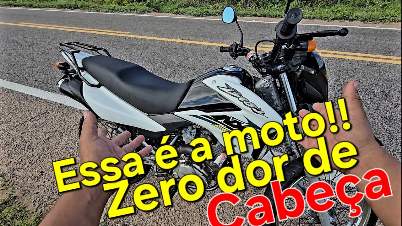 Essa é uma moto pra quem não tem pressa de gastar dinheiro