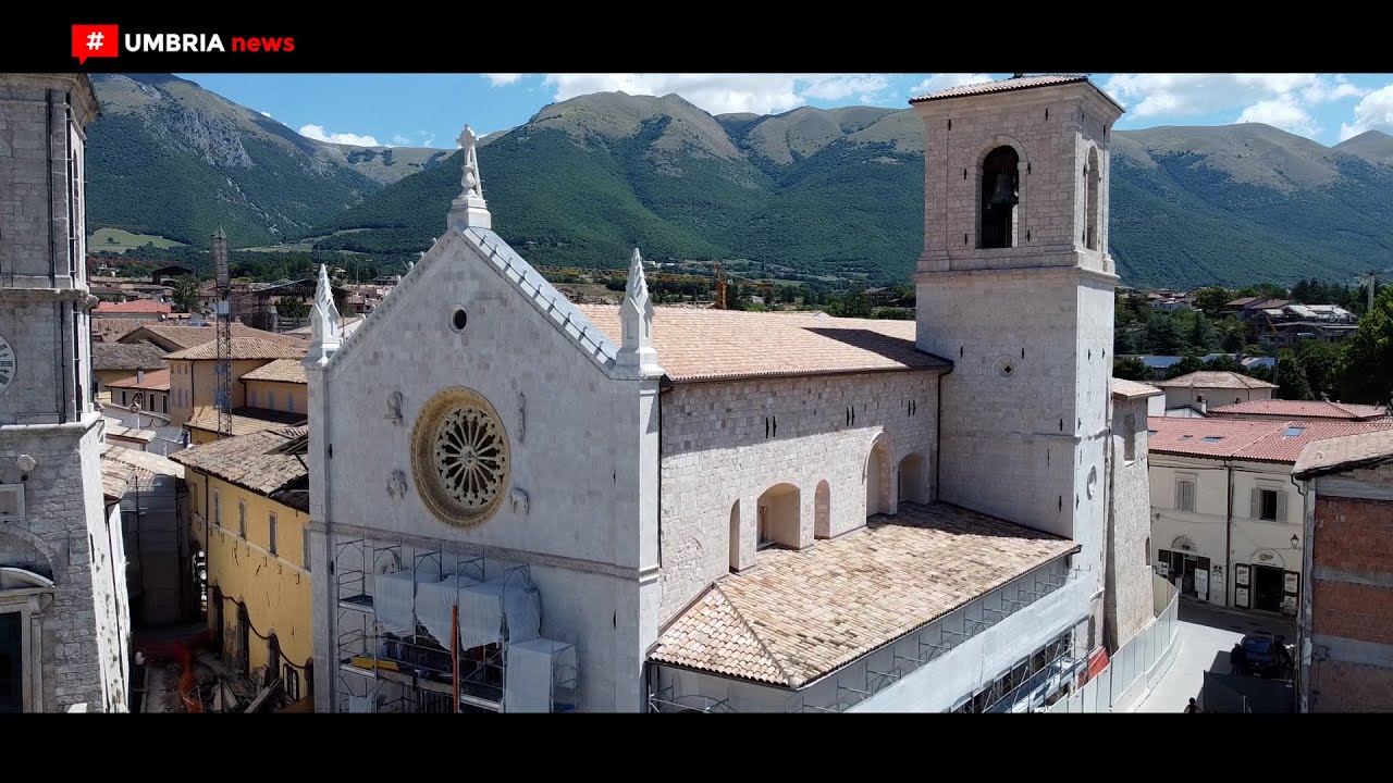 Ricostruzione post sisma 2016 // Riapre la Basilica di San Benedetto di Norcia [UMBRIAnews]