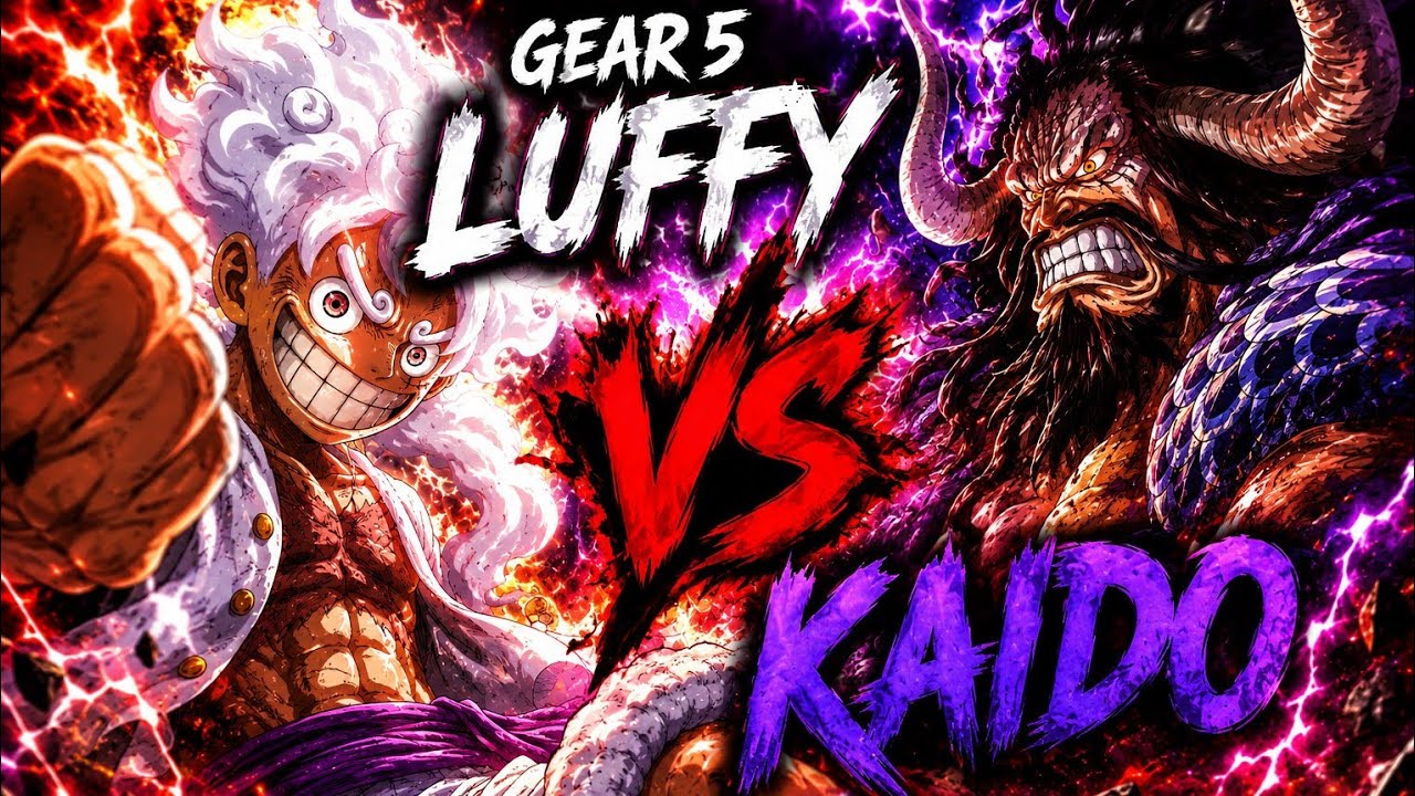 🔥 Gear 5 Luffy vs Kaido Full Fight | Final Battle in Wano ⚡ #onepiece 