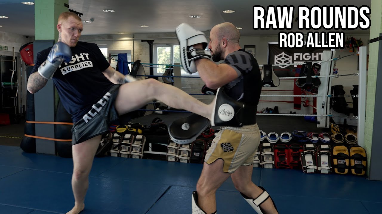 RAW ROUNDS: Rob Allen Muay Thai Pad Work | Siam Boxing