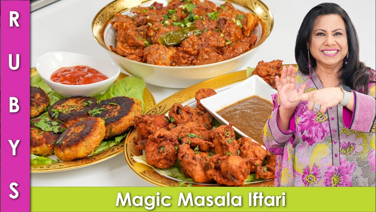 Ek Masale Se Full Iftari 3 Different Items Special Ramdan 2023 Recipe in Urdu Hindi - RKK