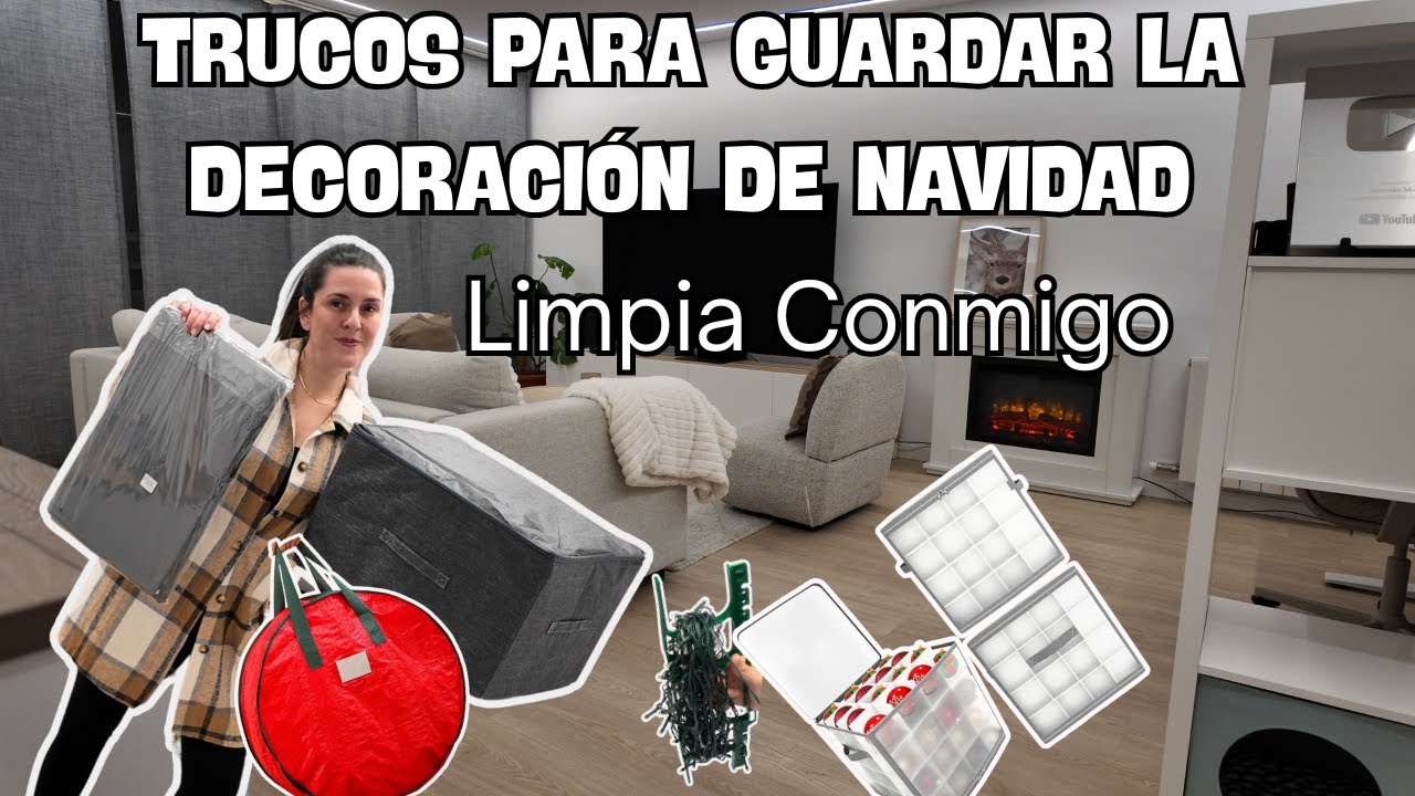TRUCOS para guardar DECORACIÓN de NAVIDAD✨MOTIVACIÓN PARA LIMPIAR ✨RESET ENERO 2026