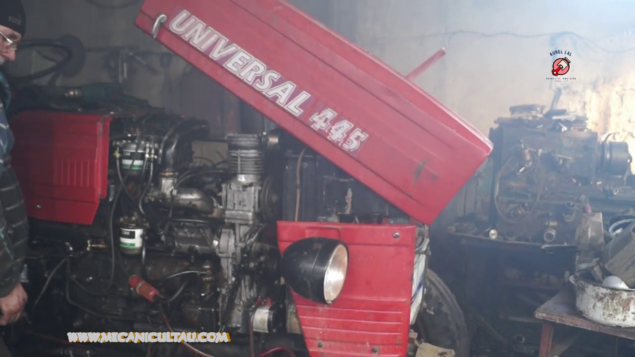 CHIULASA  DEFECTA PORNIRE  GREA & MAI MULTE ASPECTE CU DEFECTE MOTOR D 115 -TRACTOR U445