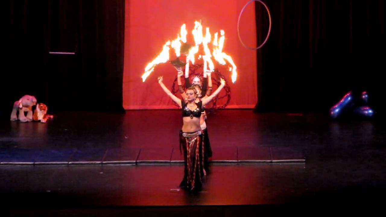 Fire Belly Dance Fans