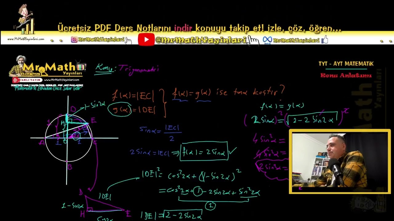 2024 Ayt Matematik Trigonometri Sorusu (Detaylı Anlatım)