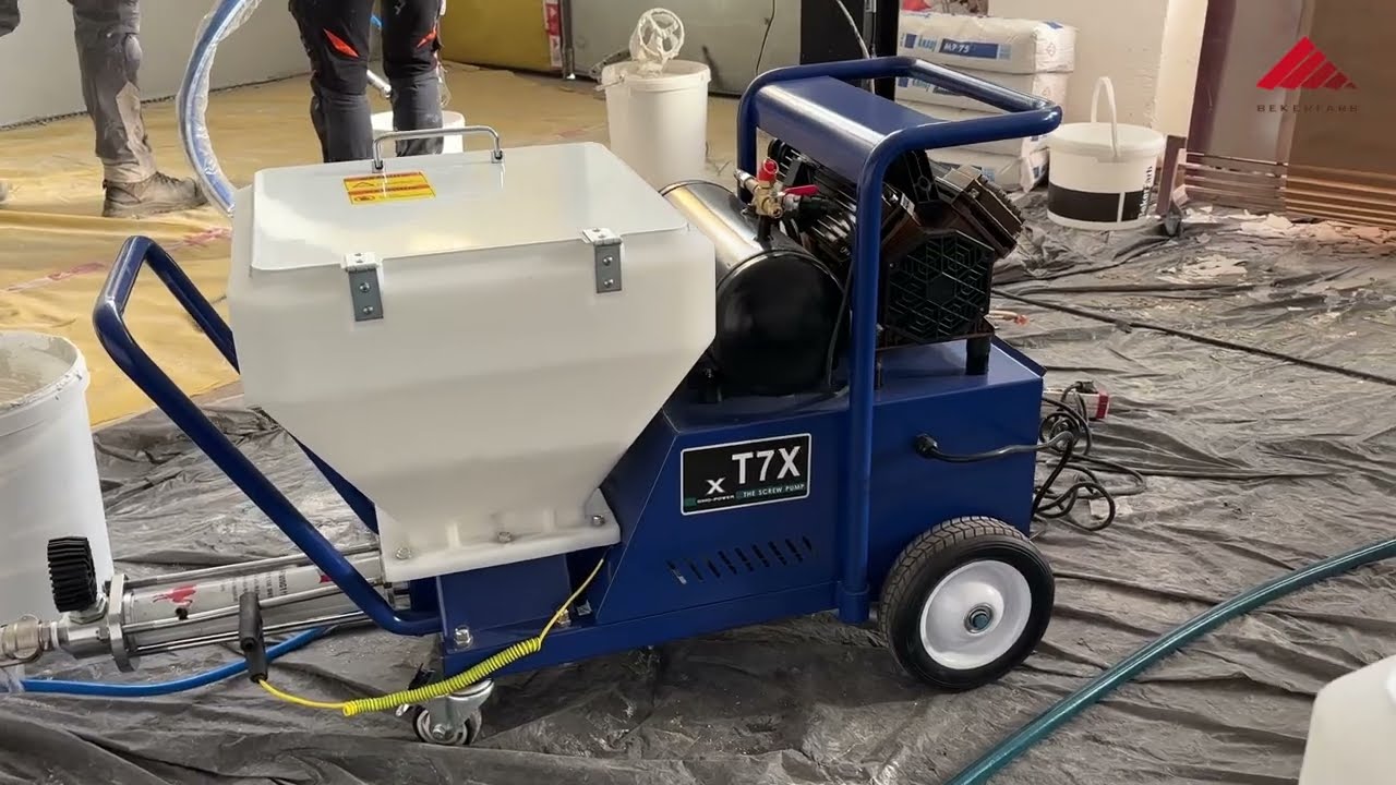Szybki Proces ETICS z Agregatem do Elewacji DinoPower T7X | BEKERFARB