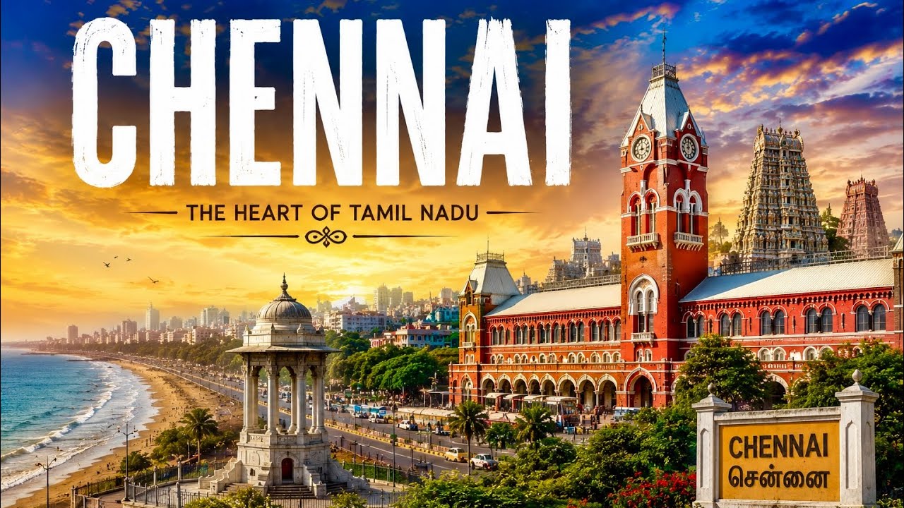 48 Hours in Chennai 🇮🇳 | Marina Beach, Pondy Bazaar, Bus Ride & Hidden Gems