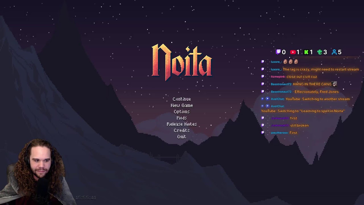 Learning to spell in Noita