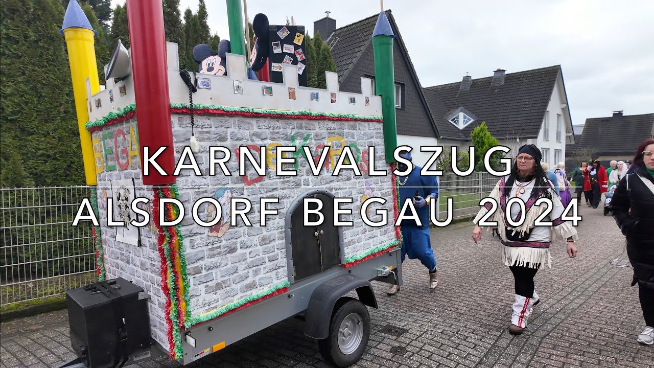 Karnevalszug Alsdorf Begau 2024 - Wat war et doch mal wieder schön.