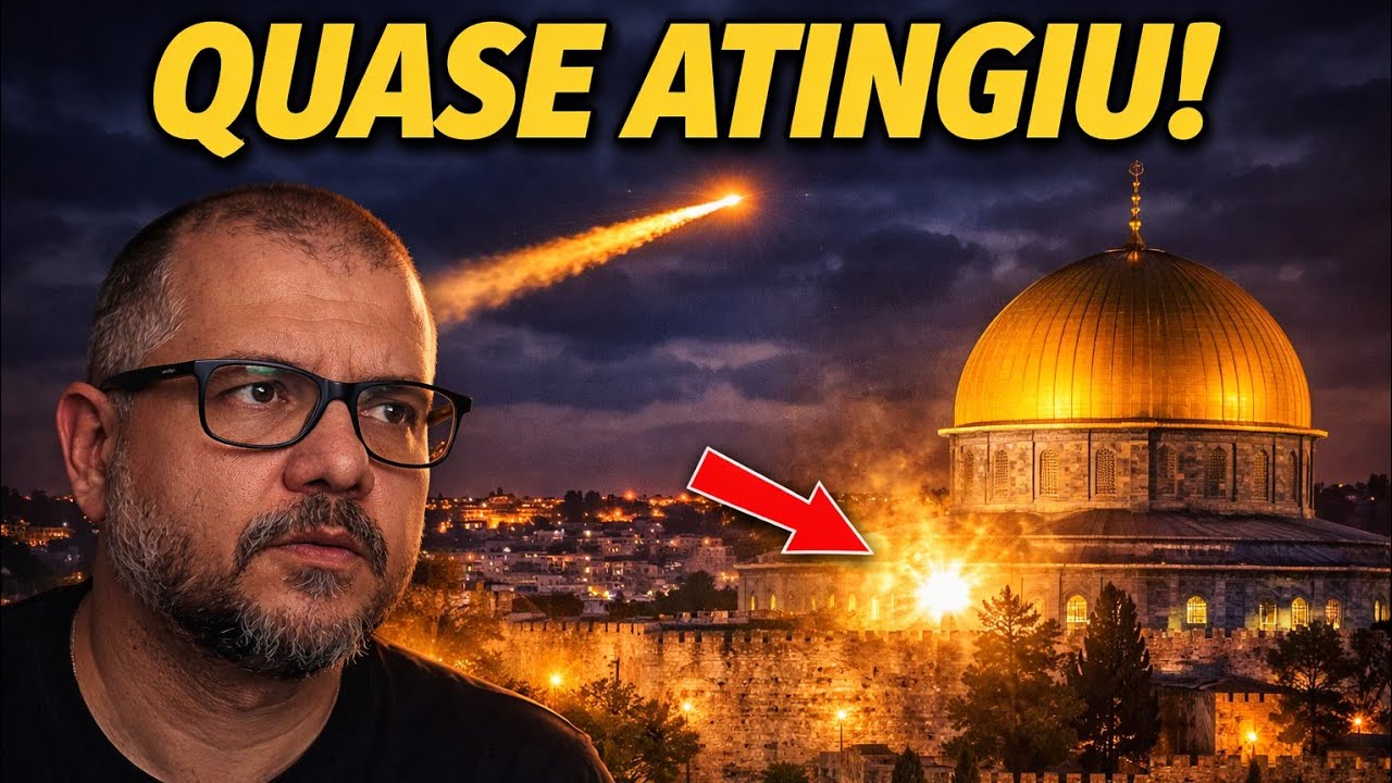 POR POUCOS METROS: Um míssil do Irã quase atinge o ponto mais importante de Jerusalém!