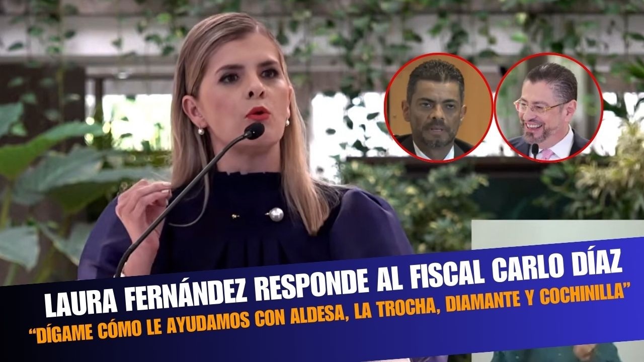 Laura Fernández responde al fiscal Carlo Díaz