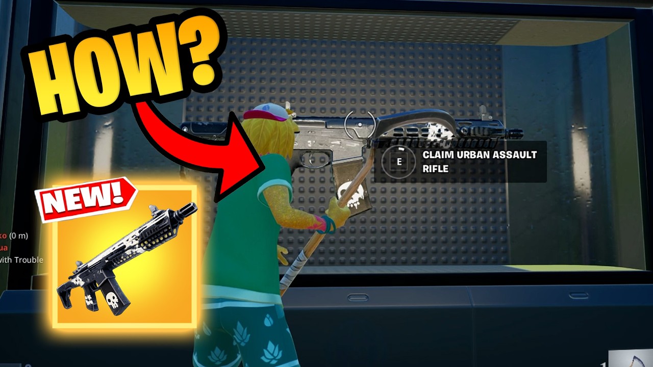 How To Get NEW URBAN ASSAULT RIFLE in 1vs1 with every gun Fortnite