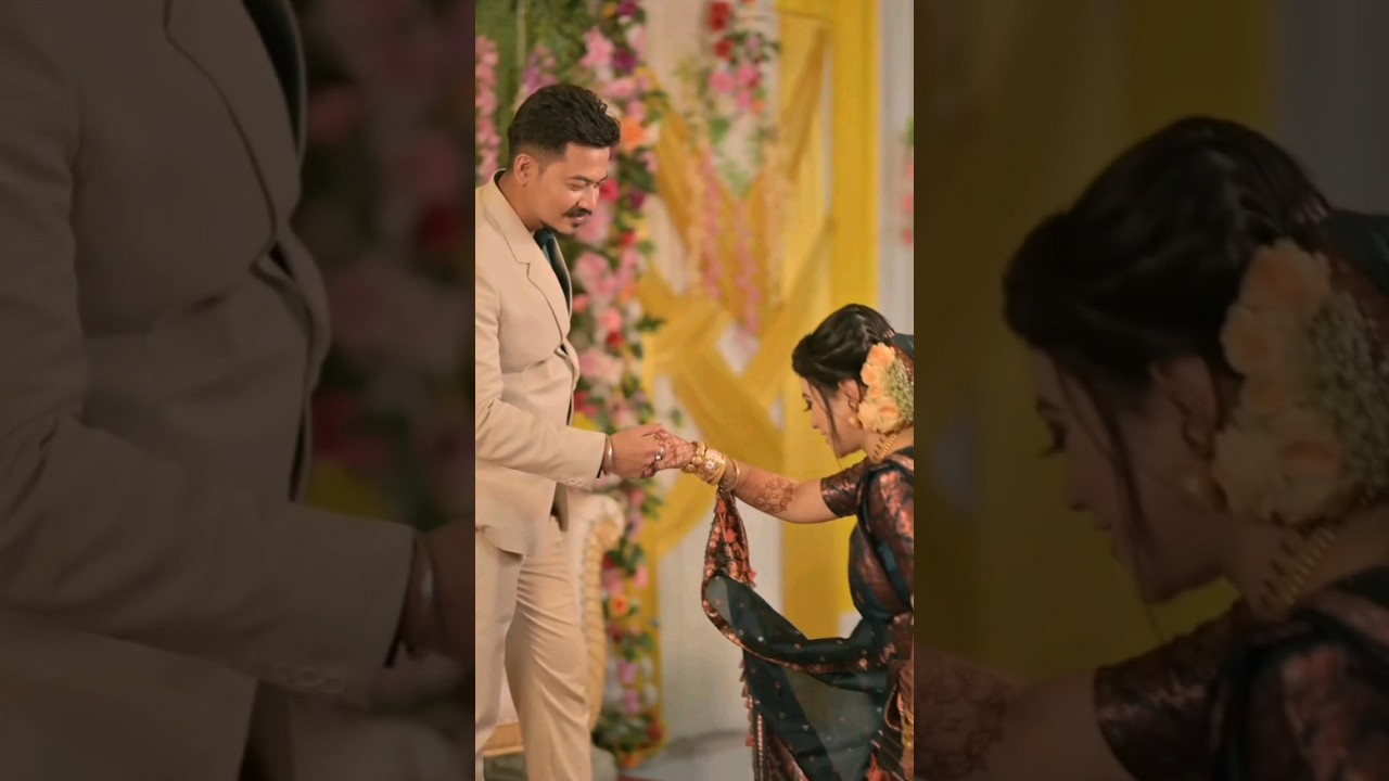 Assamese wedding 🥰🥰 groom & bride😘😘 #dance #danceform #assameese #dancestyle #reels #assamesesong